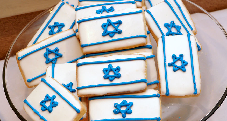 Shabbat feast table