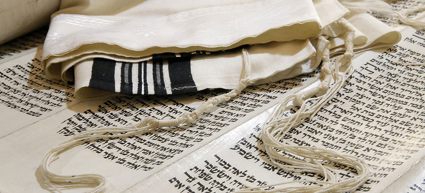 Torah scroll and tallit